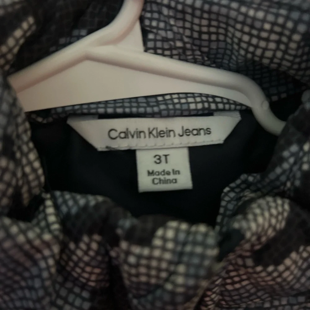 Calvin Klein Jeans Blue‎ and White Checkered Vest